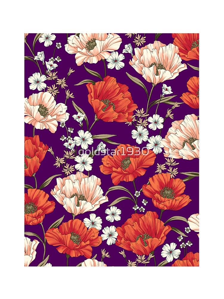 Delicate Poppy_Plum by goldstar1930 T-Shirts, Hoodie, Sweatshirt | BlankRebels.com (Image 3)