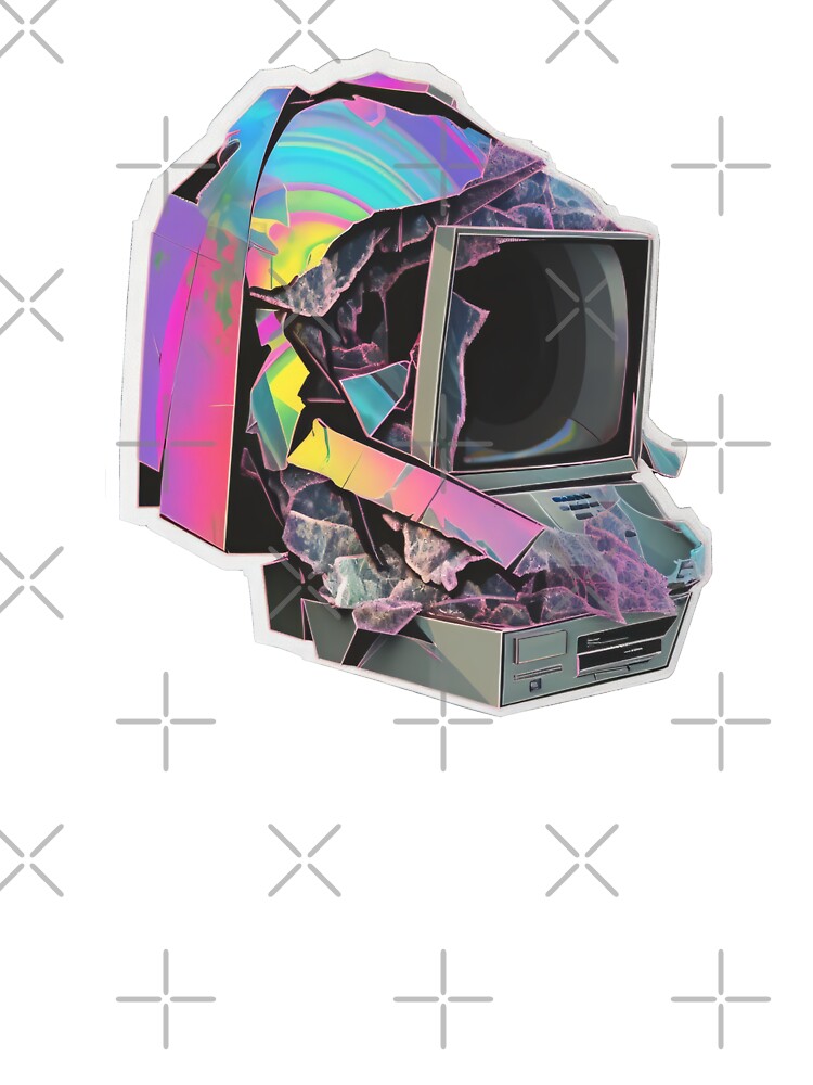 Vaporwave Droid Synthetic Cubism T-Shirts, Hoodie, Sweatshirt