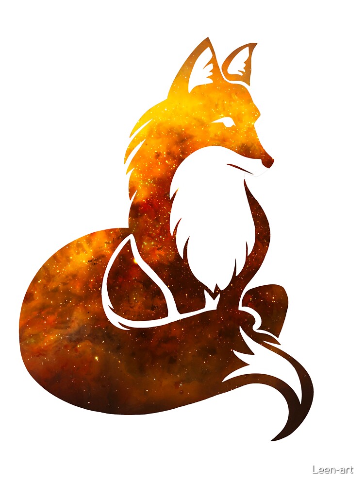 Cosmic Fox by Leen-art T-Shirts, Hoodie, Sweatshirt | BlankRebels.com (Image 3)
