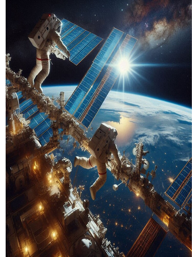 ASTRONAUTS ON ISS 3 by MajesticPx T-Shirts, Hoodie, Sweatshirt | BlankRebels.com (Image 3)