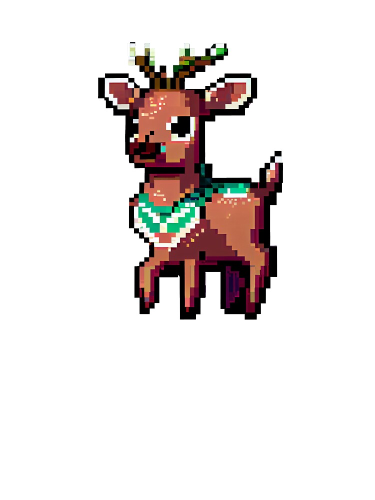 Cute christmas deer. by Pixelarium T-Shirts, Hoodie, Sweatshirt | BlankRebels.com (Image 3)