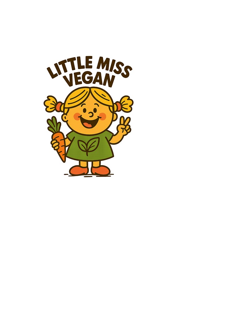 Little Miss Vegan by Wallace77Art T-Shirts, Hoodie, Sweatshirt | BlankRebels.com (Image 3)