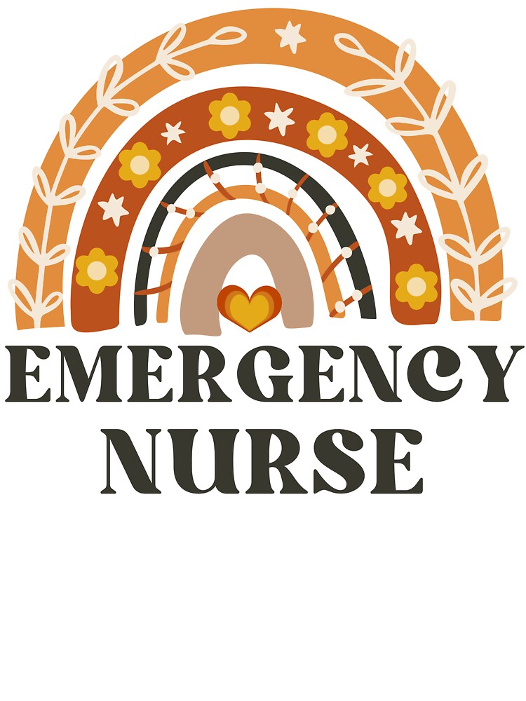 Emergency Nurse Vintage Rainbow by AsinusAS T-Shirts, Hoodie, Sweatshirt | BlankRebels.com (Image 3)
