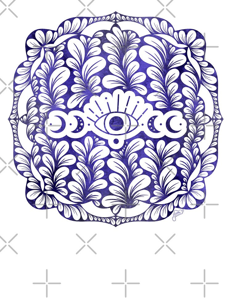 Evil Eye Moon Phase - Mystic Collection - Zen Flower Petal Art by SpeakBoldly T-Shirts, Hoodie, Sweatshirt (Image 3)