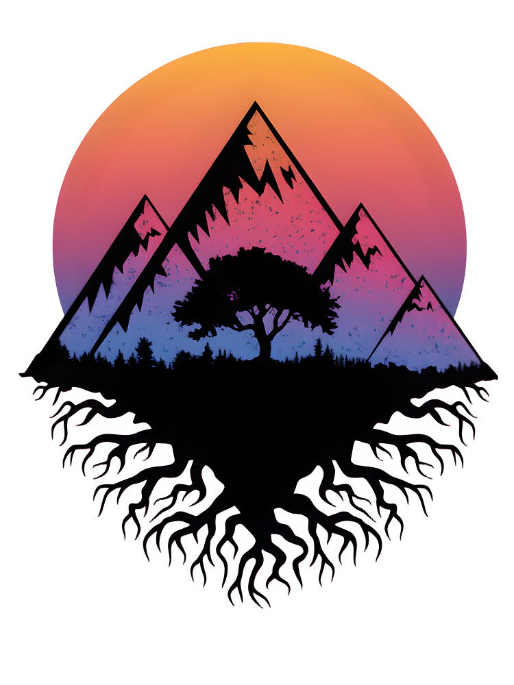 Sunset Tree Mountain Range T-Shirts, Hoodie, Sweatshirt