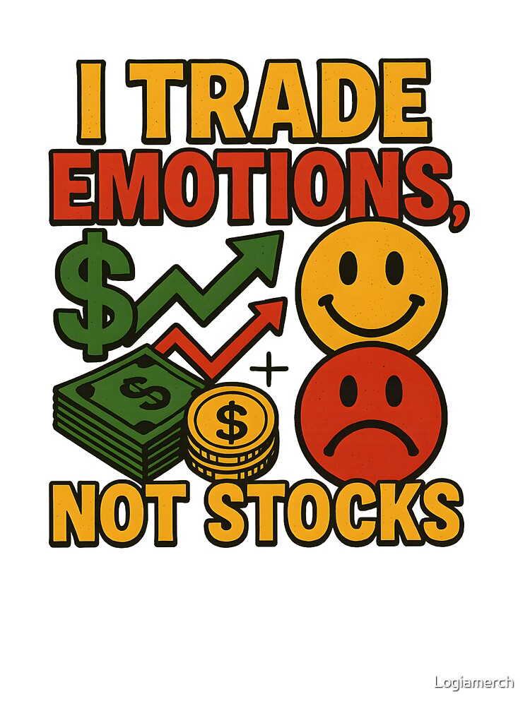 I Trade Emotions Not Stocks Funny Trader Quote Psychology by Logiamerch T-Shirts, Hoodie, Sweatshirt (Image 3)