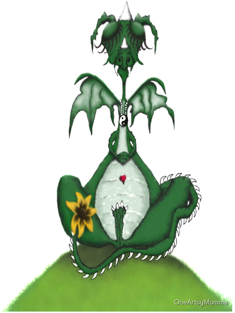 The Yogi Dragon by OneArtsyMomma T-Shirts, Hoodie, Sweatshirt | BlankRebels.com (Image 3)