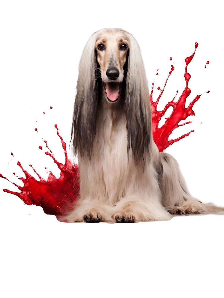 Afghan Hound by Re-Zsu T-Shirts, Hoodie, Sweatshirt | BlankRebels.com (Image 3)