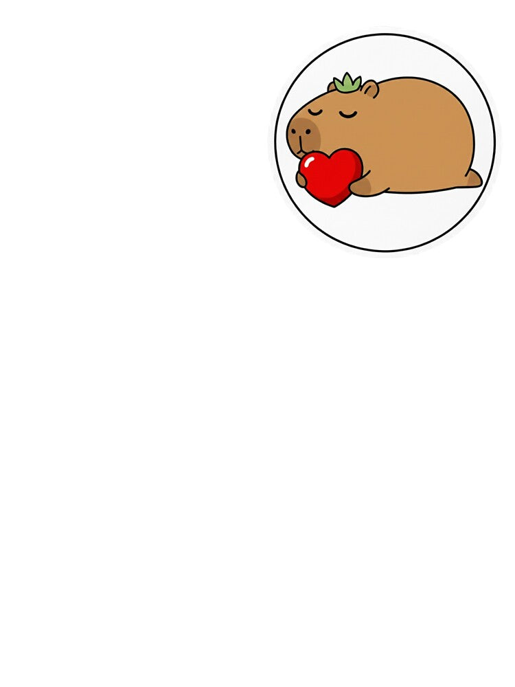 Capybara lover Cute Minimalista by Studioyasmin T-Shirts, Hoodie, Sweatshirt | BlankRebels.com (Image 3)