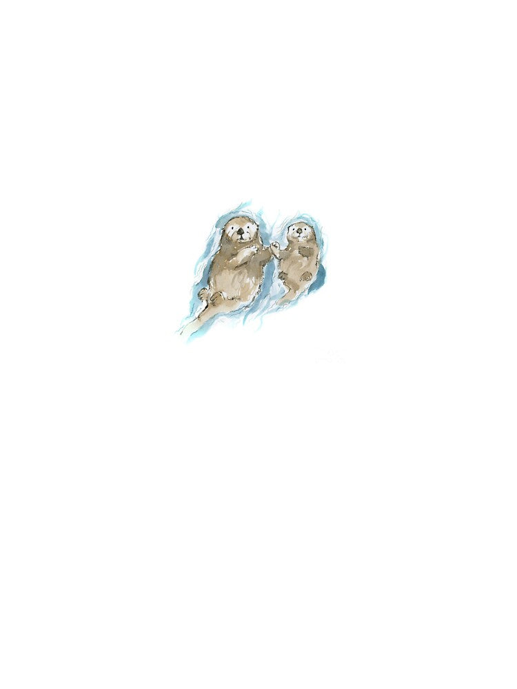 Sea otters holding hands by jellis14 T-Shirts, Hoodie, Sweatshirt | BlankRebels.com (Image 3)