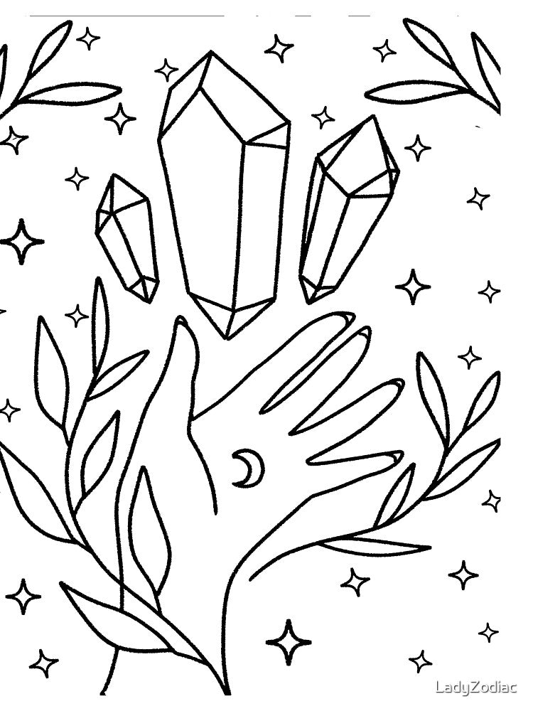 Crystal Sage Cleansing Energy by LadyZodiac T-Shirts, Hoodie, Sweatshirt | BlankRebels.com (Image 2)