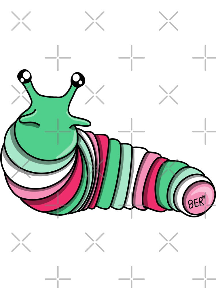 Abrosexual Pride Fidget Slug by SentABear