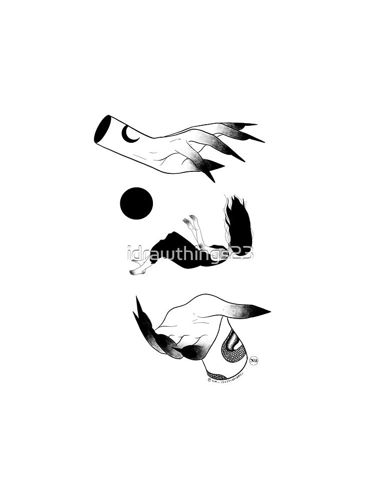 Moon Fall. by idrawthings23 T-Shirts, Hoodie, Sweatshirt | BlankRebels.com (Image 3)