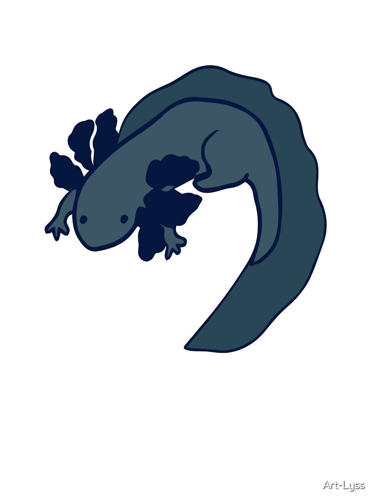 Melanoid Axolotl by Art-Lyss T-Shirts, Hoodie, Sweatshirt | BlankRebels.com (Image 3)