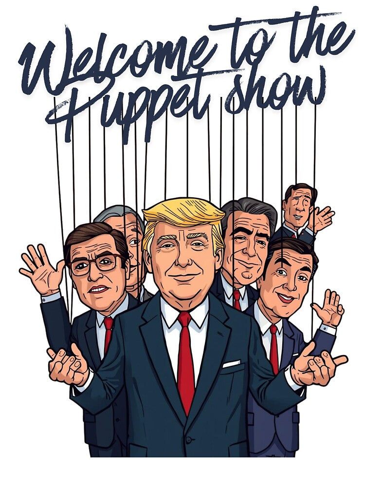 Welcome to the puppet show by whatthefoxsays T-Shirts, Hoodie, Sweatshirt | BlankRebels.com (Image 3)