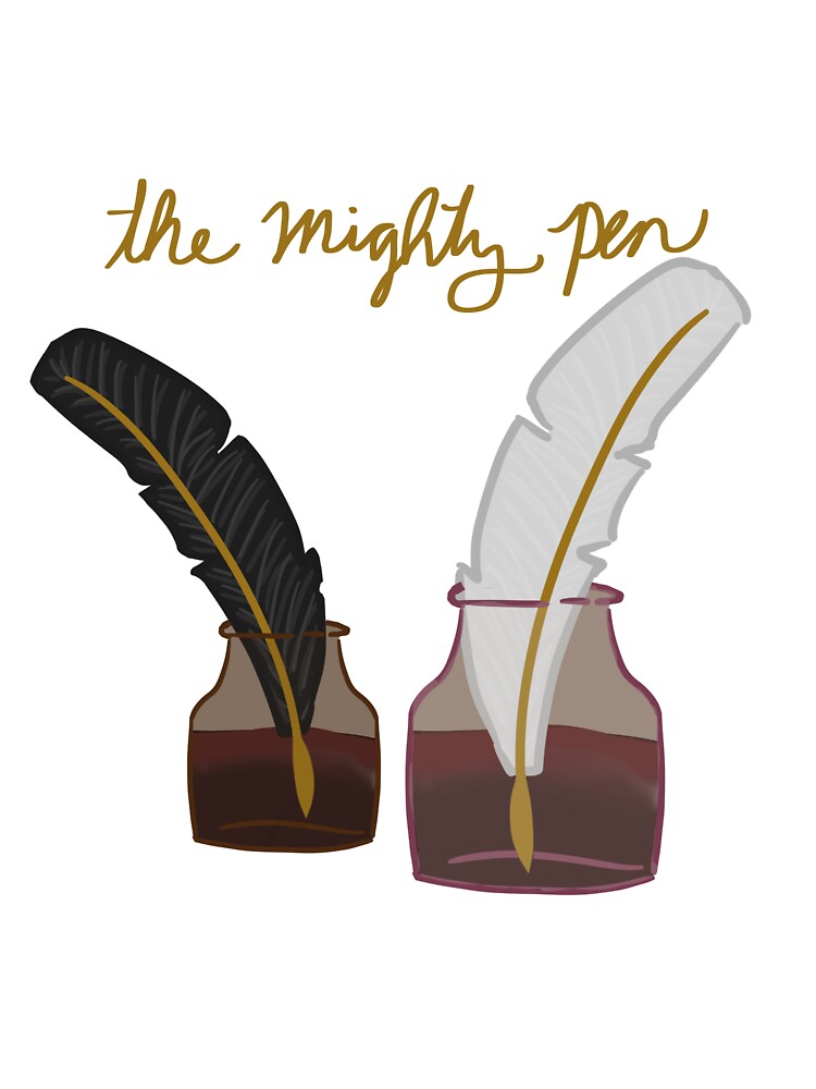 The Mighty Pen by emberaide T-Shirts, Hoodie, Sweatshirt | BlankRebels.com (Image 3)