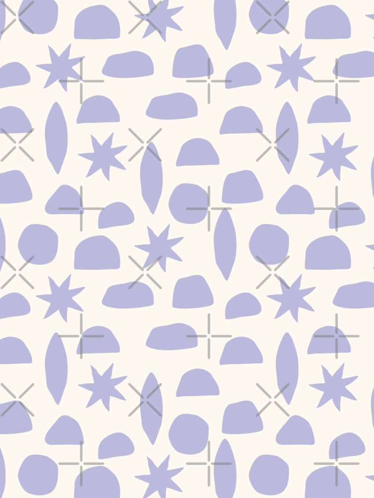 BOHO HENRI MATISSE PASTEL PURPLE LILAC ON CREAM by blomastudios T-Shirts, Hoodie, Sweatshirt | BlankRebels.com (Image 3)