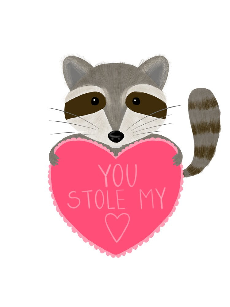 Raccoon Valentine by brittanyelaine T-Shirts, Hoodie, Sweatshirt | BlankRebels.com (Image 3)