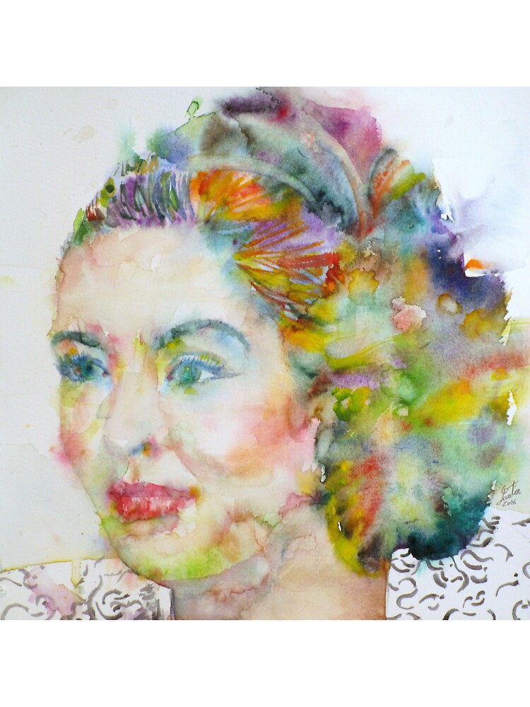 BILLIE Watercolor Portrait T-Shirts, Hoodie, Sweatshirt
