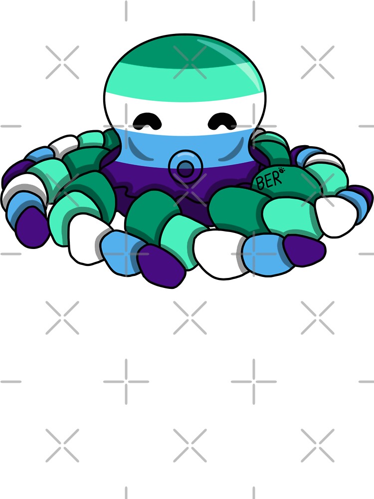 Gay Pride Fidget Octopus by SentABear T-Shirts, Hoodie, Sweatshirt | BlankRebels.com (Image 3)