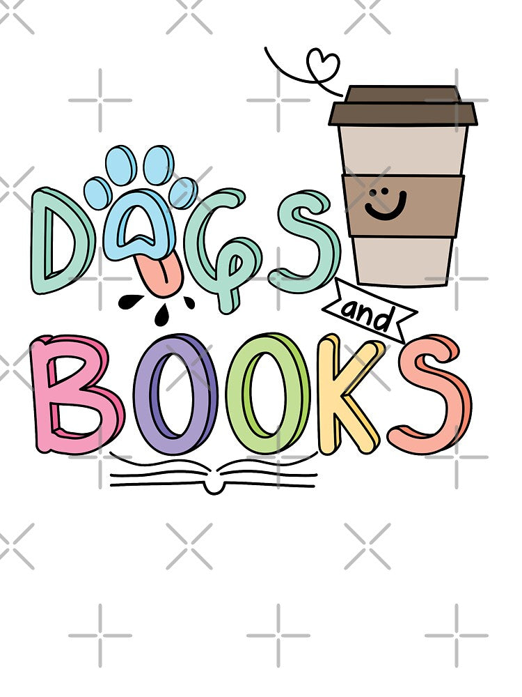Copy of Dogs Books and Coffee Quote by TheBrightInk T-Shirts, Hoodie, Sweatshirt | BlankRebels.com (Image 3)