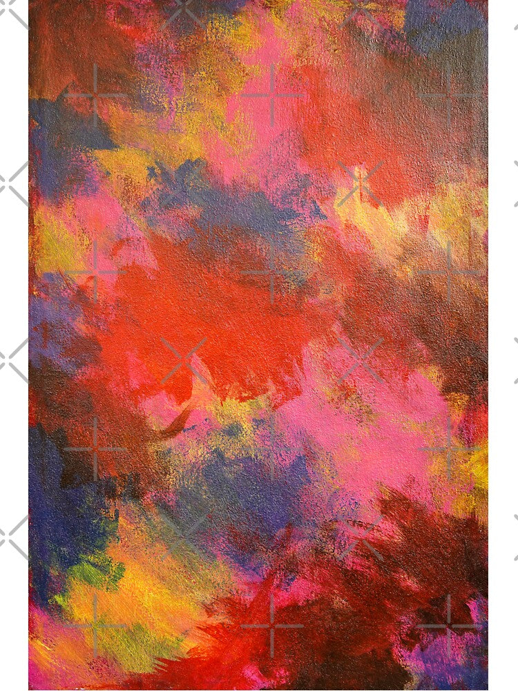 Naked Floral Abstract Acrylic Painting by chuckletuckle T-Shirts, Hoodie, Sweatshirt | BlankRebels.com (Image 3)
