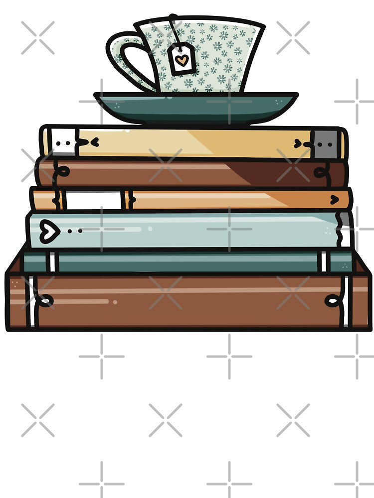Books and Tea by RedFawnDesigns T-Shirts, Hoodie, Sweatshirt | BlankRebels.com (Image 3)
