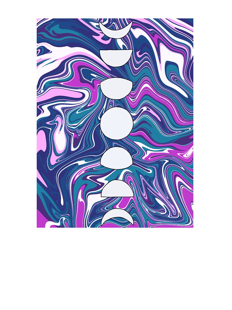 Liquified moon phase by Sabrinablaire T-Shirts, Hoodie, Sweatshirt | BlankRebels.com (Image 3)