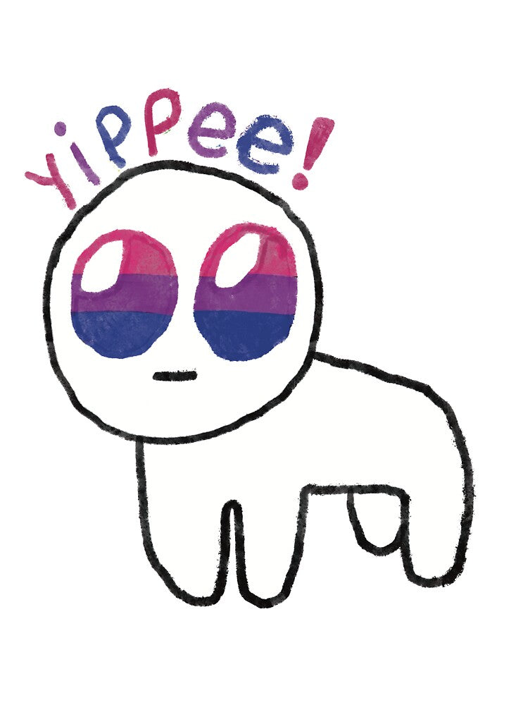 Bisexual LGBT Yippee TBH Creature by Natsukashii Dreaming T-Shirts, Hoodie, Sweatshirt | BlankRebels.com (Image 3)