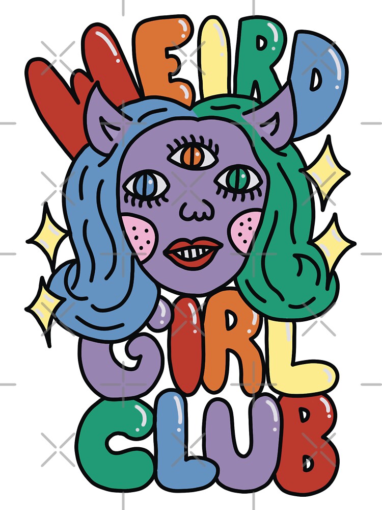 Weird Girl Club by crystaldraws T-Shirts, Hoodie, Sweatshirt | BlankRebels.com (Image 3)