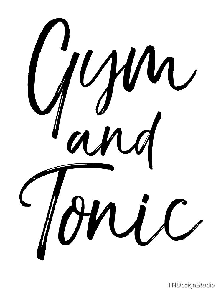 Cute Gym and Tonic Funny Workout Quote by TNDesignStudio T-Shirts, Hoodie, Sweatshirt | BlankRebels.com (Image 3)