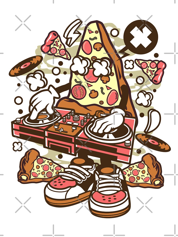 DJ Pizza by BeeMeCreative T-Shirts, Hoodie, Sweatshirt | BlankRebels.com (Image 3)