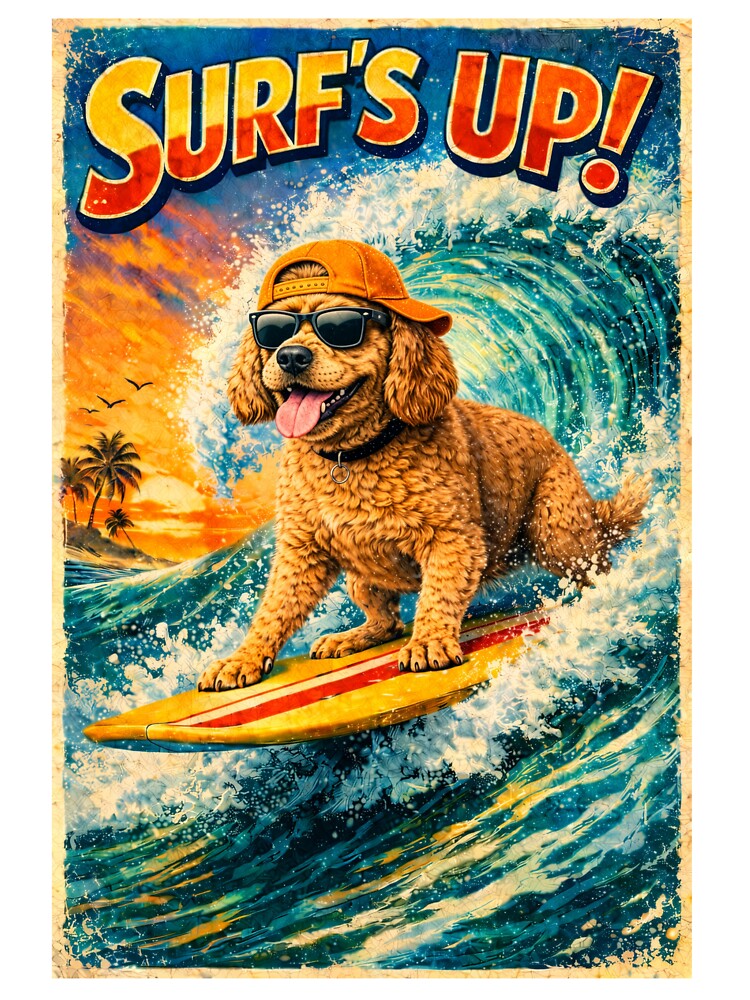 Surfing Dog Surfs Up T-Shirts, Hoodie, Sweatshirt