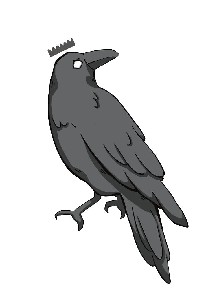 Royal Raven by monch-draws T-Shirts, Hoodie, Sweatshirt | BlankRebels.com (Image 3)