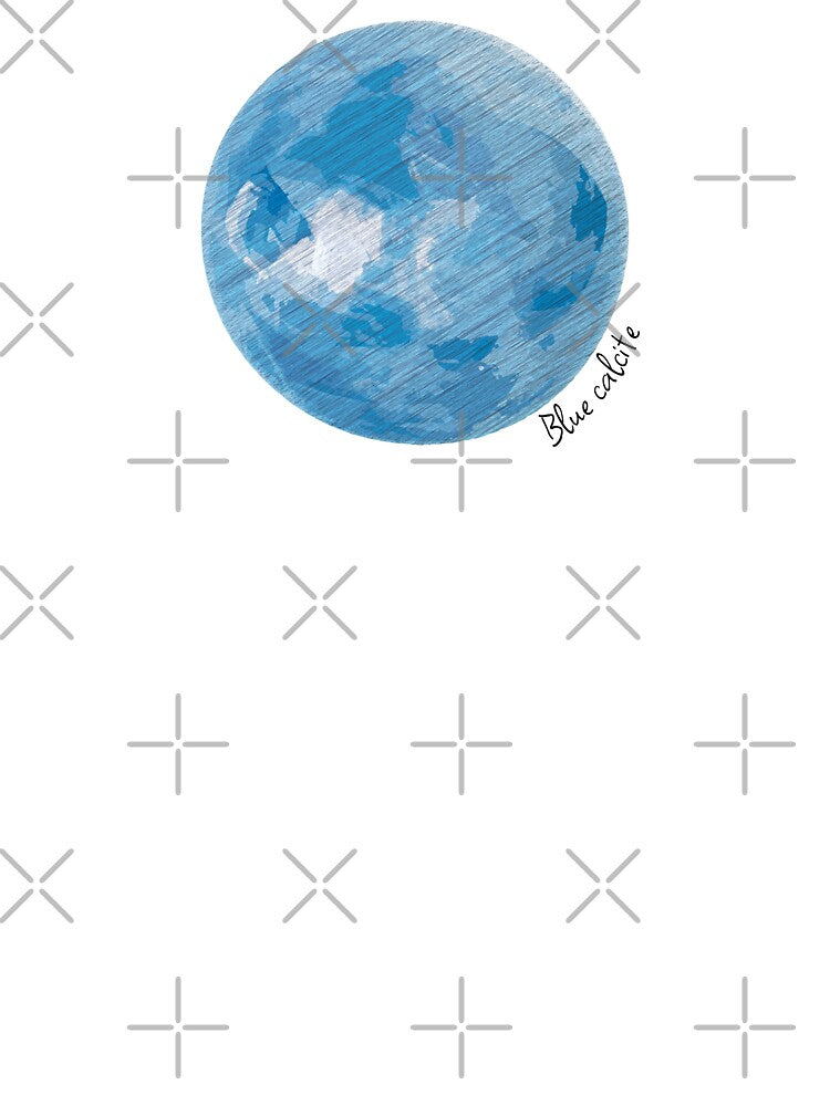 Blue Calcite Crystal Stone by Lockness Art T-Shirts, Hoodie, Sweatshirt | BlankRebels.com (Image 3)