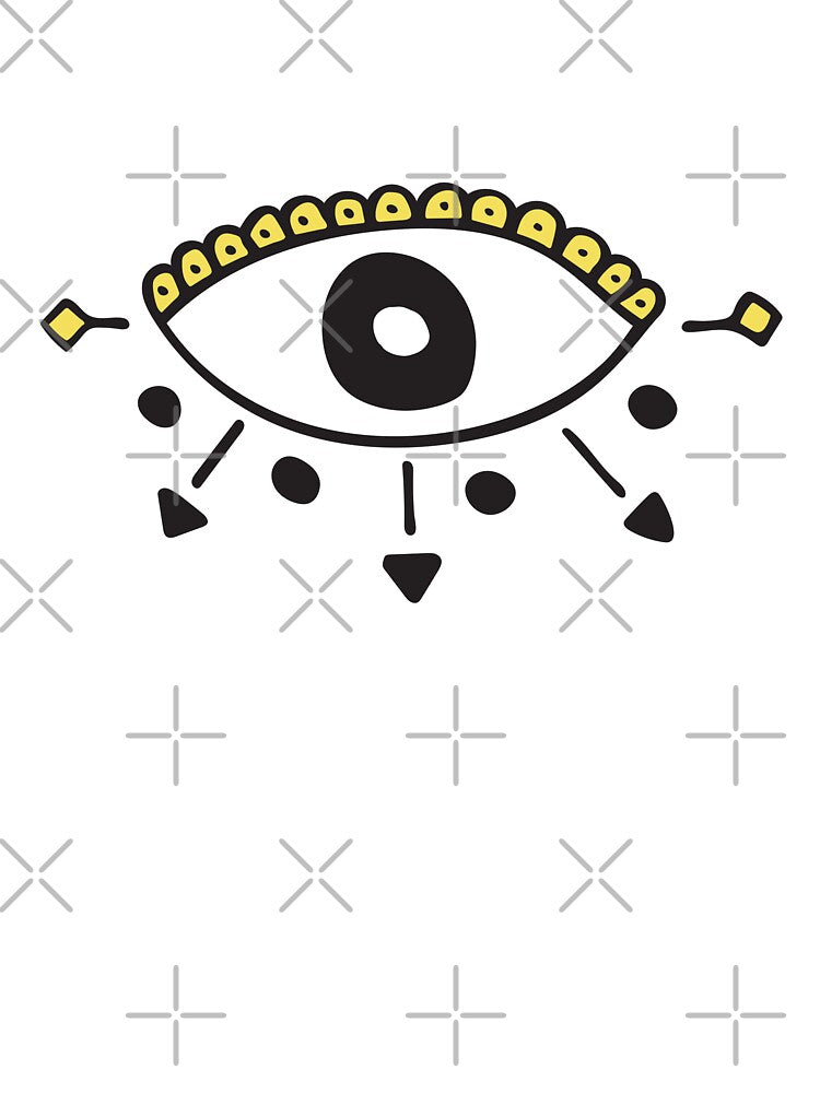 Black Evil Eye Royal "Power" by Mystikaa T-Shirts, Hoodie, Sweatshirt | BlankRebels.com (Image 3)