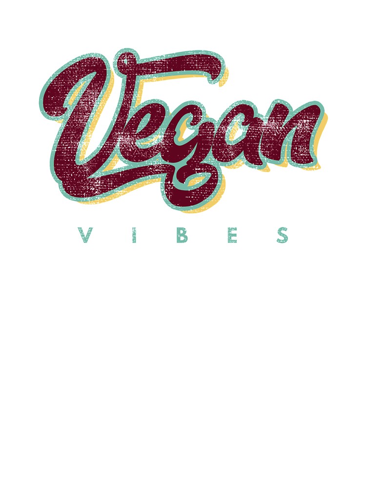 Retro Vegan Vibes Funny Vegetable Lovers Design by Leopardman25 T-Shirts, Hoodie, Sweatshirt | BlankRebels.com (Image 3)