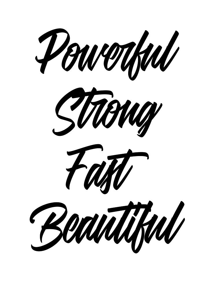 Powerful, Strong, Fast, Beautiful by GymMotivation T-Shirts, Hoodie, Sweatshirt | BlankRebels.com (Image 3)