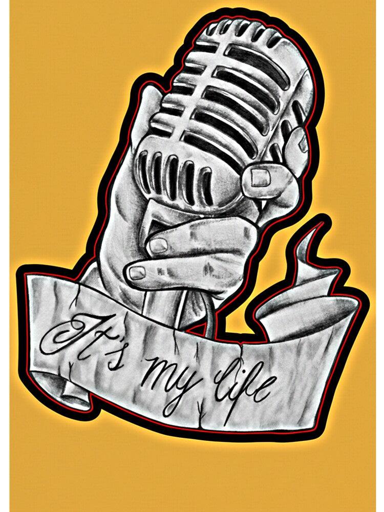 ORIGINAL VINTAGE MICROPHONE ARTWORK by CSD´99 ORIGINAL ART T-Shirts, Hoodie, Sweatshirt | BlankRebels.com (Image 3)