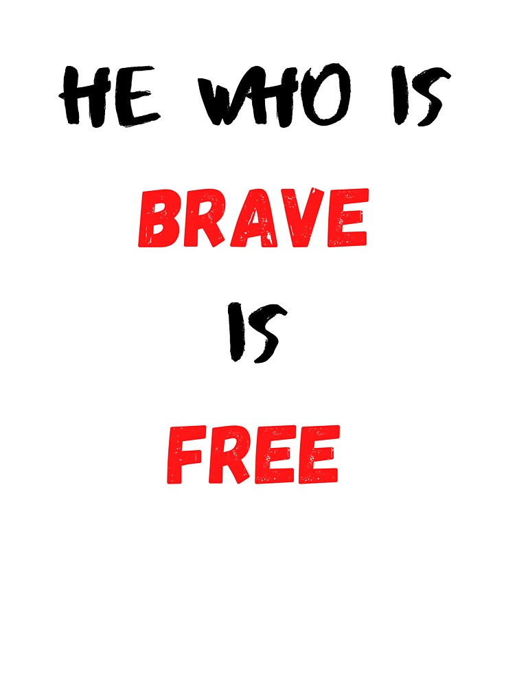 Be Brave | Motivational & Inspirational Quote by Salman Hino T-Shirts, Hoodie, Sweatshirt | BlankRebels.com (Image 3)