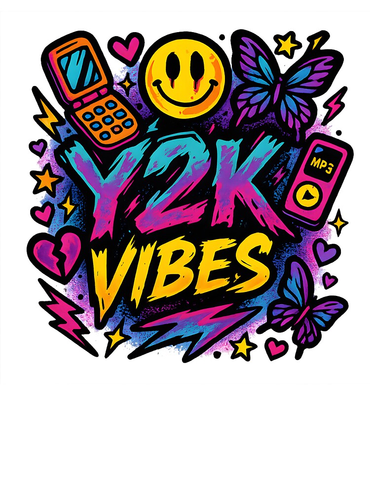 Y2K Vibs Art work by AMAOZ T-Shirts, Hoodie, Sweatshirt | BlankRebels.com (Image 3)