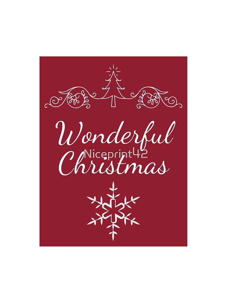 Wonderful Christmas red design and pattern, for your best gift s!!! by Niceprint42 T-Shirts, Hoodie, Sweatshirt (Image 3)
