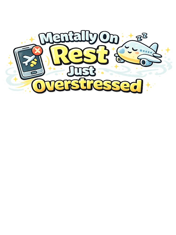 Mentally on Rest, Just Overstressed by MoodThread T-Shirts, Hoodie, Sweatshirt | BlankRebels.com (Image 3)