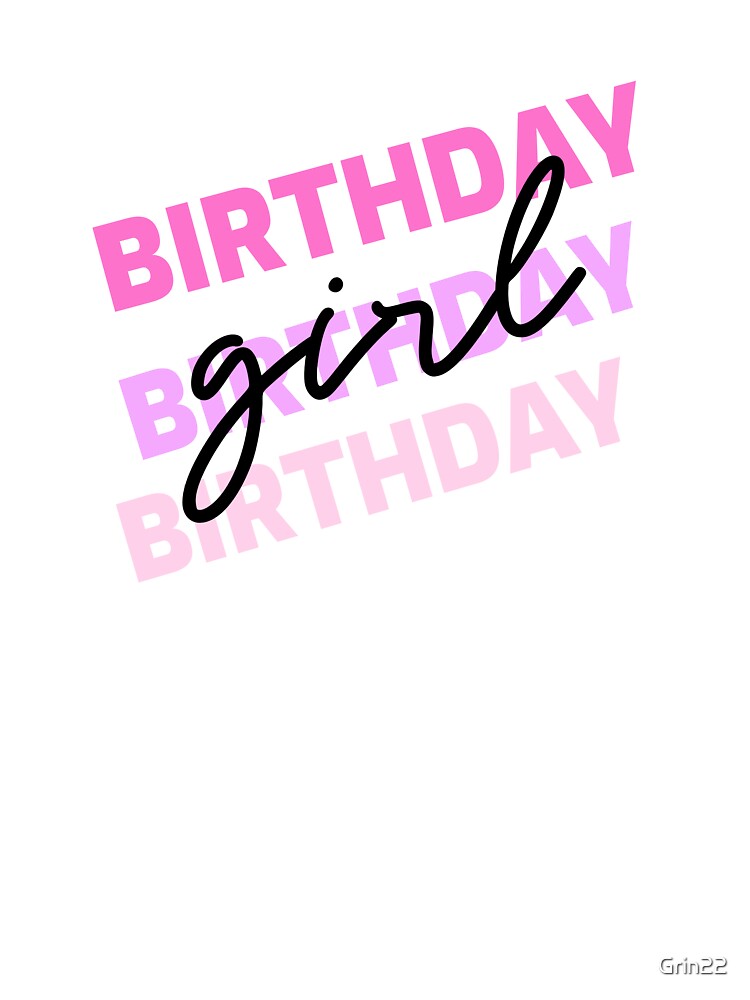 Birthday Princess – Fun & Stylish Birthday Celebration Design by Grin22 T-Shirts, Hoodie, Sweatshirt (Image 3)