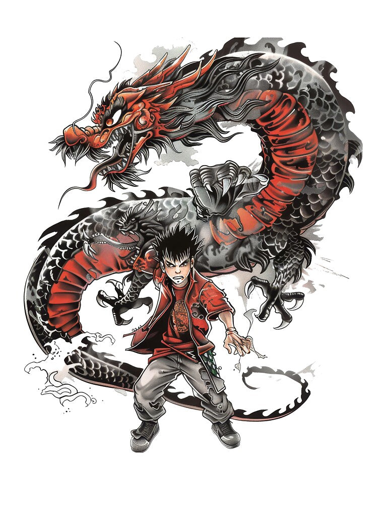 Highly Detailed Japanese Dragon. Tattoo Style Art by Lucy Goosy Art T-Shirts, Hoodie, Sweatshirt | BlankRebels.com (Image 3)