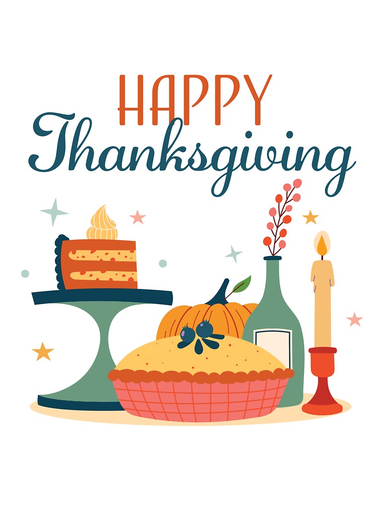 Happy Thanksgiving Cozy Autumn Illustration by RororereShop T-Shirts, Hoodie, Sweatshirt | BlankRebels.com (Image 3)