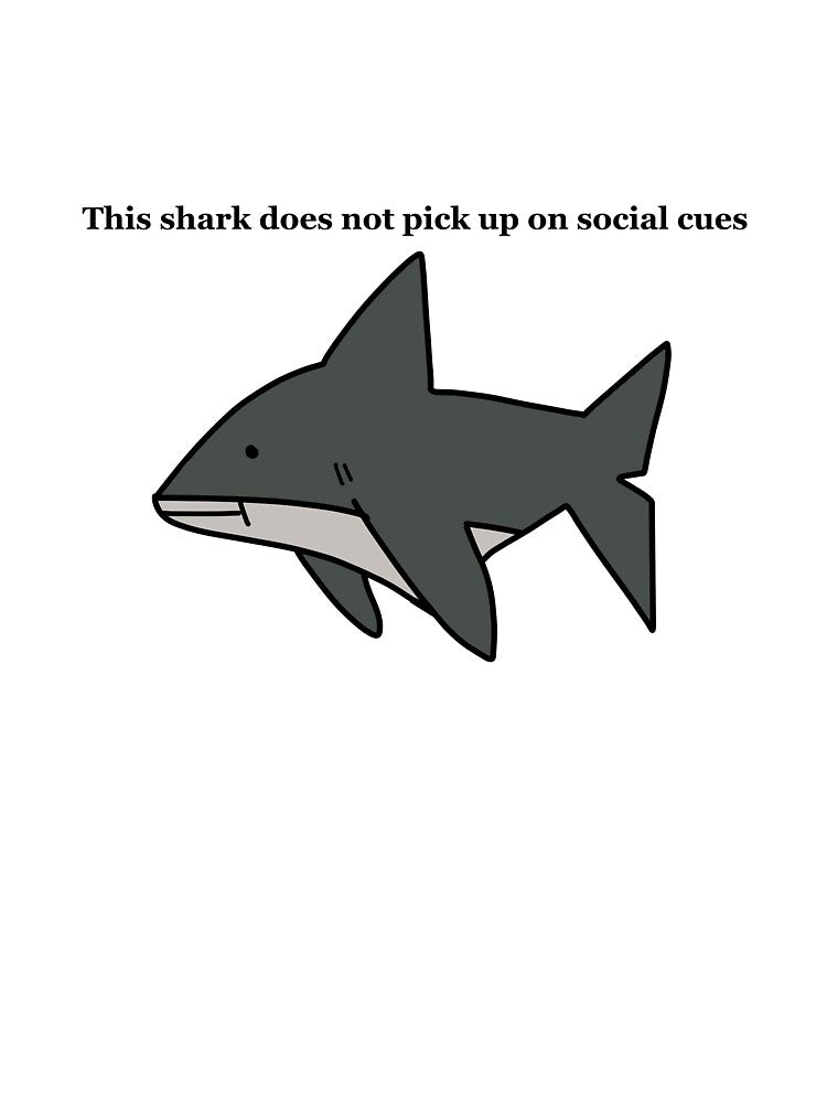Autistic shark by HummingGhost T-Shirts, Hoodie, Sweatshirt | BlankRebels.com (Image 3)