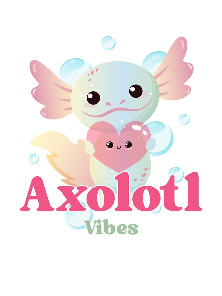 Axolotl Vibes by YassineBeladraa T-Shirts, Hoodie, Sweatshirt | BlankRebels.com (Image 3)