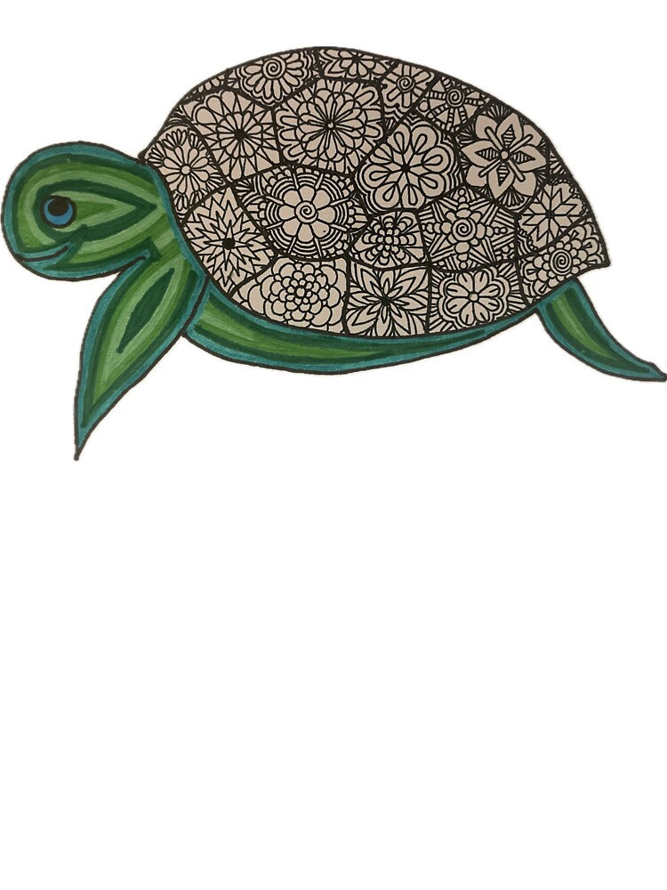 Turtle mandala by SpicyHamsa1 T-Shirts, Hoodie, Sweatshirt | BlankRebels.com (Image 3)
