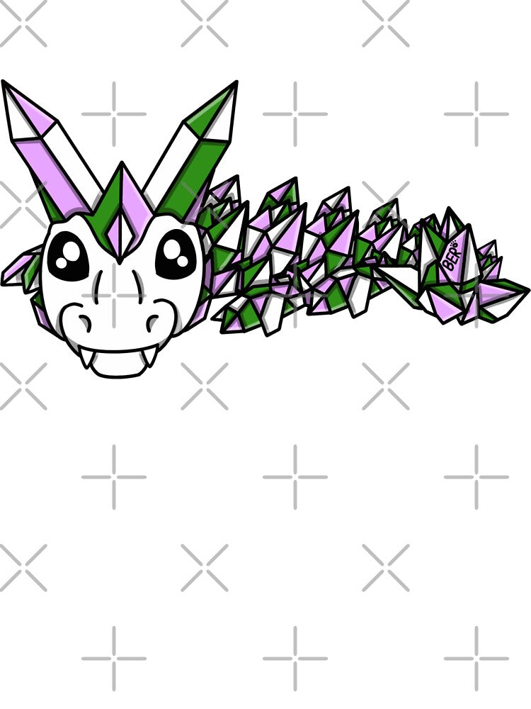 Genderqueer Pride Crystal Fidget Dragon by SentABear T-Shirts, Hoodie, Sweatshirt | BlankRebels.com (Image 3)